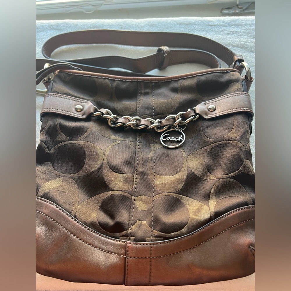 Coach Signature Duffle Shoulder Crossbody Purse